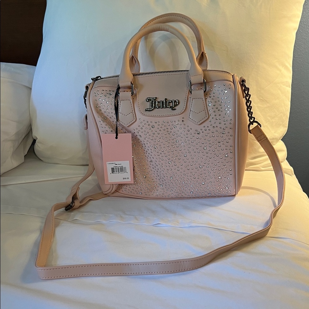 Juicy Couture Pink Studded Women's Bag-NWT - Picture 2 of 15